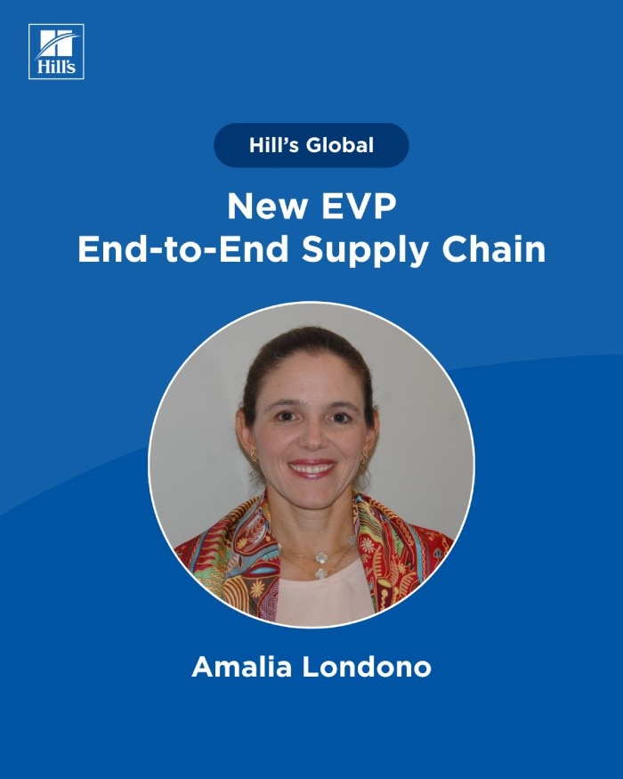 Hills global new EVP End to End Supply Chain Amalia Londoño