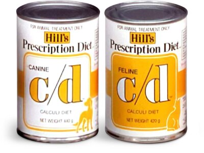 Hill’s Prescription Diet c/d canned cat and dog food