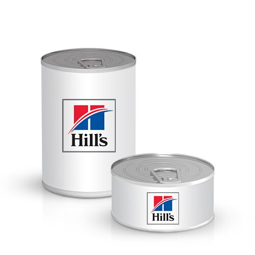 Hill’s pet food cans