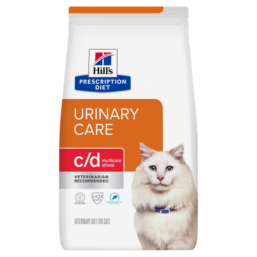 c/d Multicare Stress with Ocean Fish Dry Cat Food | Hill's