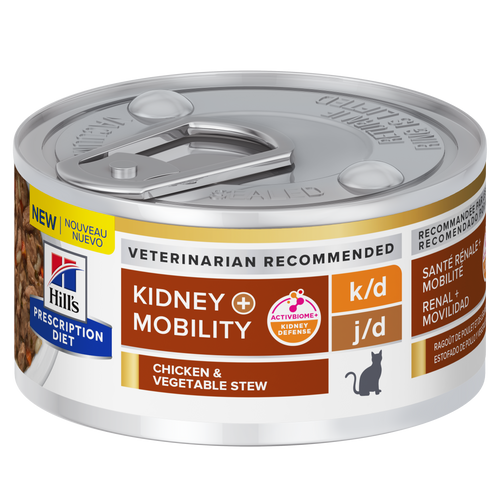 k/d + j/d Chicken & Vegetable Stew Cat Food | Hill's Prescription Diet