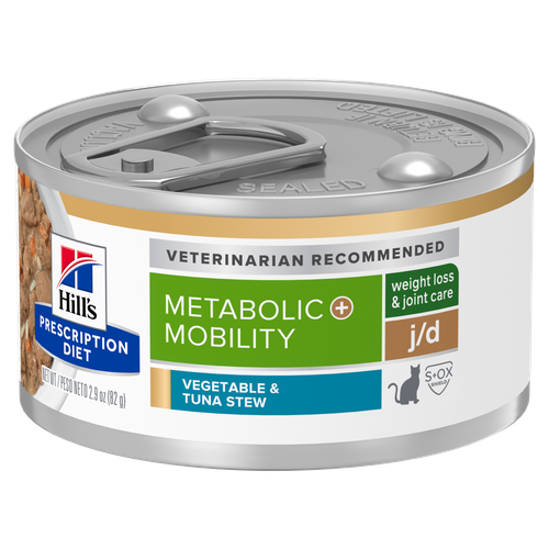 Metabolic weight + j/d Vegetable and Tuna Wet Cat Food | Hill's