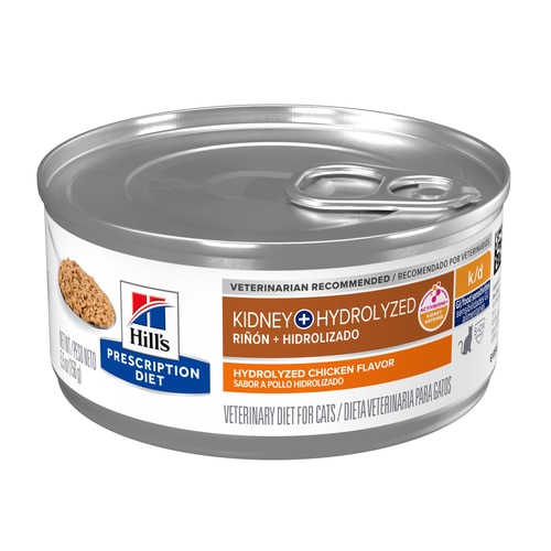 k/d + z/d Hydrolyzed Chicken Flavor Cat Food | Hill's Prescription
